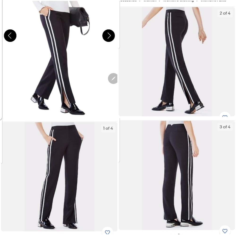 BCBG MaxAzria MEDIUM striped pants